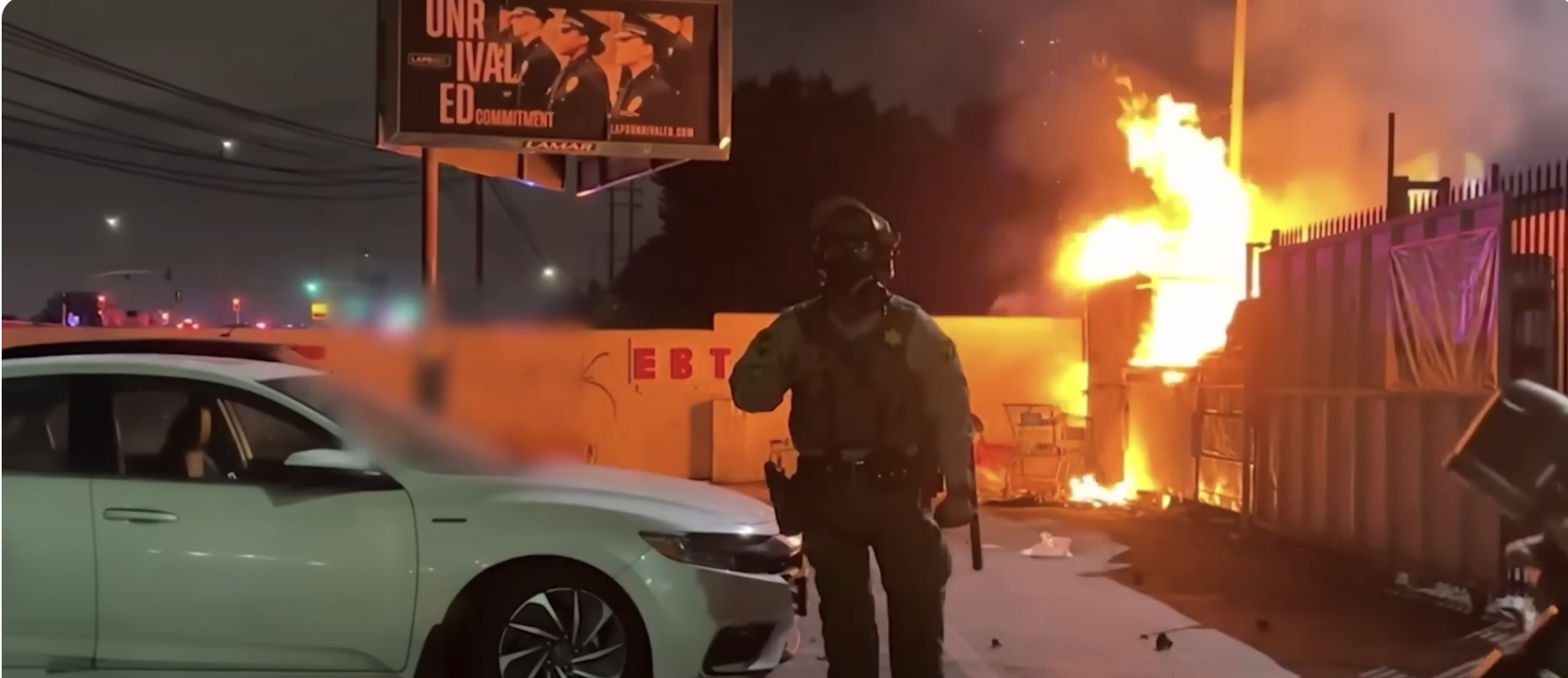 Mystery donor seen supplying wartime face shields for demonstrators